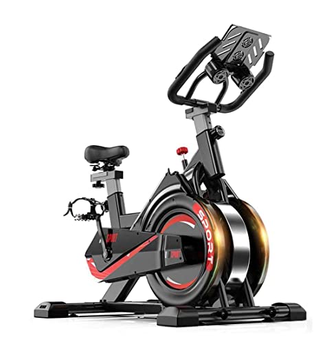 Image of Magnetic Bike Stationary Exercise Bikes with Quiet Belt Drive for Home Studio Health Fitness Machine Training