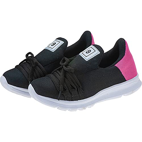 Tênis Infantil Feminino Masculino Meia Elástico Calce Fácil Leve Moda Eleganteria Tamanho:30;Cor:Pre