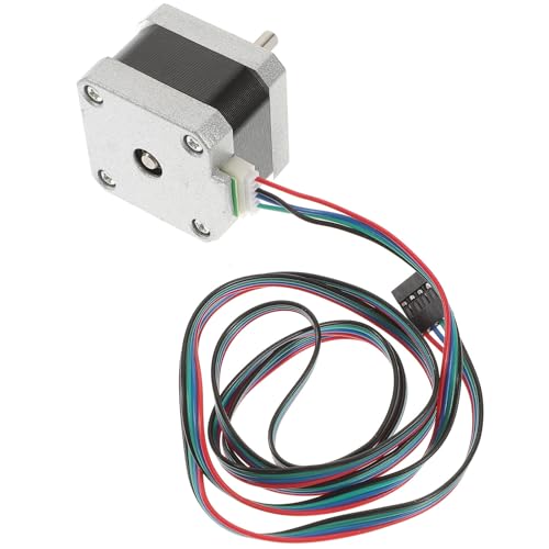 VILLCASE Mini Electric Stepper Motor with Copper and Aluminum Alloy Construction, Low Running Noise and Excellent Speed 
