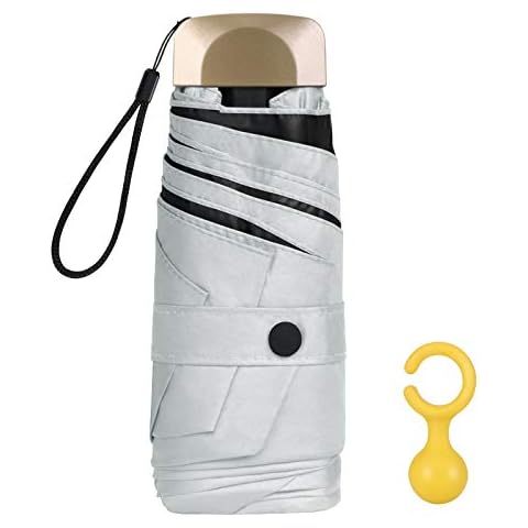 Vicloon Mini Paraguas Plegable Portátil con Protección UV Cover