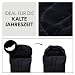 hauck Universal Fußsack für Buggys, Kinderwagen & Fahrradanhänger, Warm mit Fleece Innenfutter, Anti-Rutsch, 2 Wege Reißverschluss, Kapuze, Waschbar & Faltbar (Schwarz)