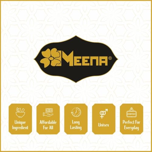 Image of MEENA Oudh Jadid Floral Attar, 6ML | Woody Amber Agarwood Perfume Oil | Long Lasting, Alcohol Free Roll On Attar, Unisex Luxury Natural Fragrance, Pocket Perfume, Gifting, Daily Use