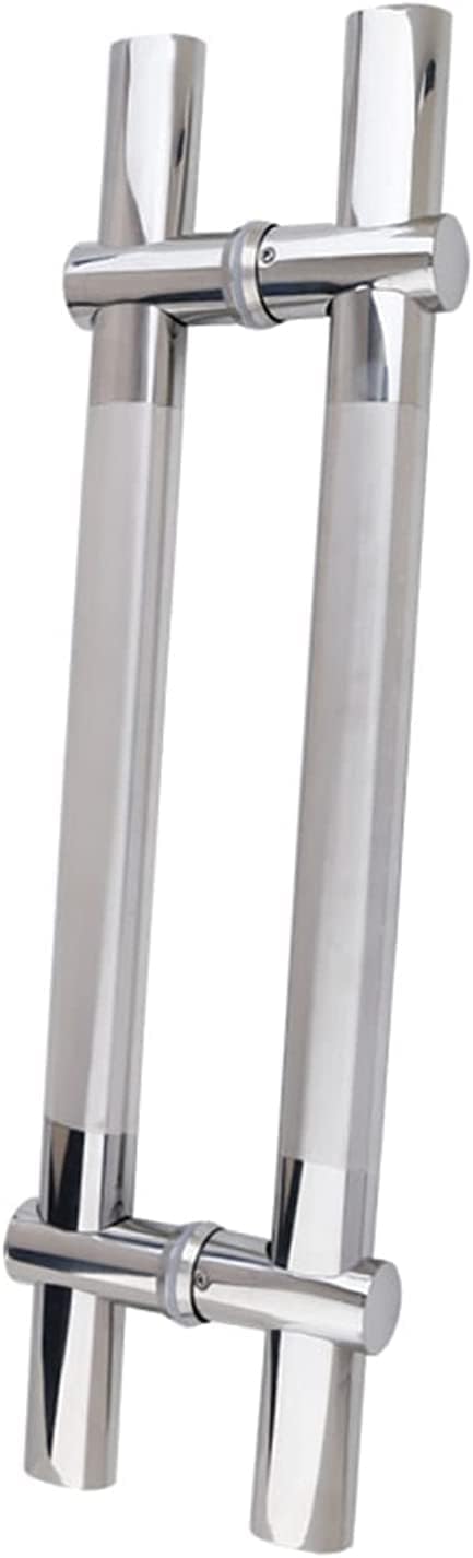 Single Shower Glass Door Handle Pull Replacement Parts, Bathroom Door Knobs for Shower Enclosures Screen Internal/External Towel Bar (Size : 400mm) ()