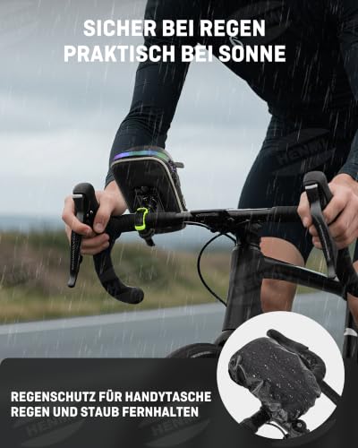 HENMI Handyhalterung Fahrrad Tasche für 4.7-7 Zoll Smartphone – Ansicht 5