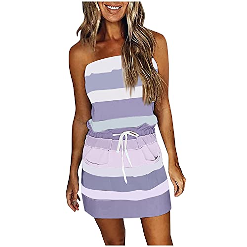 Robe d'été femme longue en mousseline imprimée chic et sans manches avec col V
