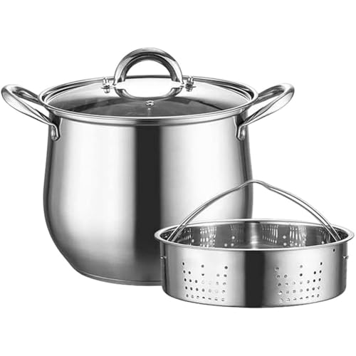 Queen深型鍋　ステンレススチール 蒸し器セット レシピ本付き 楽天市場】【5/9 20:00〜限定15％OFFクーポン☆新レシピ本200選