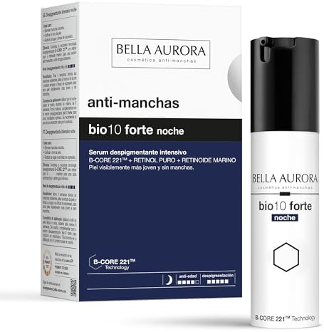 BELLA AURORA - Bio10 Forte Noche 30 ml, Tratamiento Despigmentant...