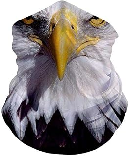 American Eagle Face Mask 3D Seamless Half Face Bandanas Balaclava