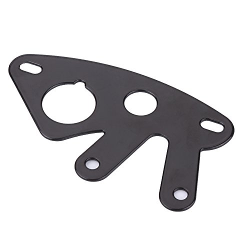 Soporte para instrumentos de motocicleta universal y duradero de metal negro con base estable 7