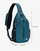 WATERFLY Sling Rucksack Sling Bag Schulterrucksack Umhängetasche – Ansicht 2