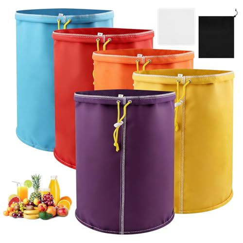 Sacs filtrants en maille Oxford lot de 5 pour culture hydroponique et jus