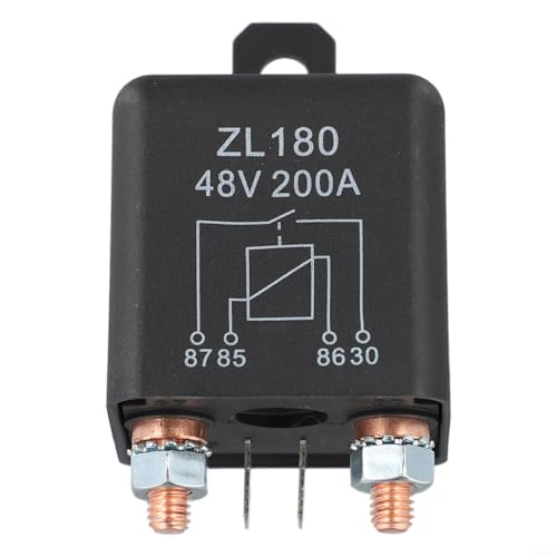Röle için Genel Amaçlı Otomotiv, SPST için 200A 48V DC Sistemleri için Röle İçin Ağır Hizmet Marş Motoru, 2800W'a kadar Yüksek Akım Anahtarlama, -30 ° C ila+80 ° C