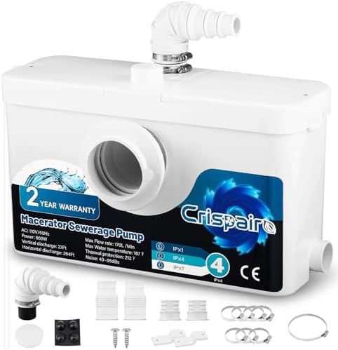 Trupow 700W 110V Macerator Sewerage Pump