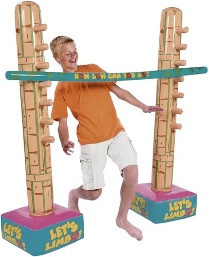 Fun Express Limbo Game for Kids and Adults 5 Feet Tall Adjustable