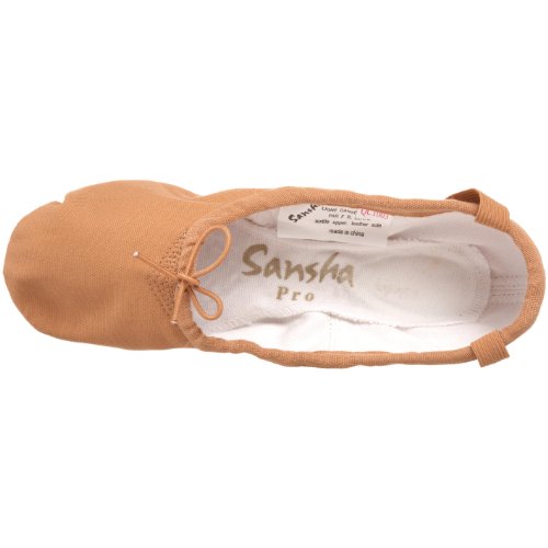 Sansha unisex-adult Pro 1 Canvas Ballet Slipper,Flesh,9 M (7 M US Women's/5 M US Men's) - Image 5