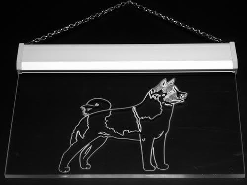 ADVPRO j258-b Akita Dog Pet Shop New Neon Light Sign
