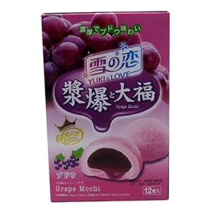 Druivensmaak Japanse Mochi van Yuki & Love – 180 g