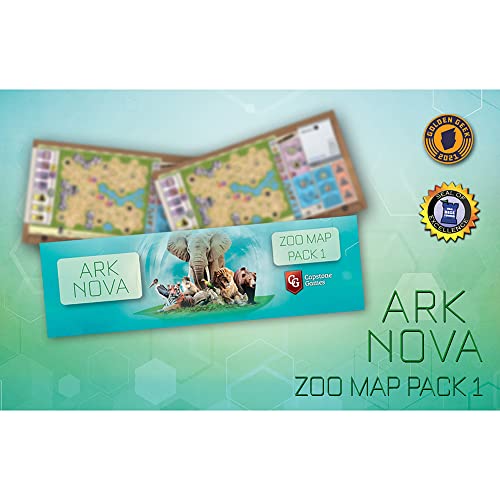 Capstone Games FS5101 Ark Nova: Zoo Map Pack 1 - Game Accessory Pack thumb #1