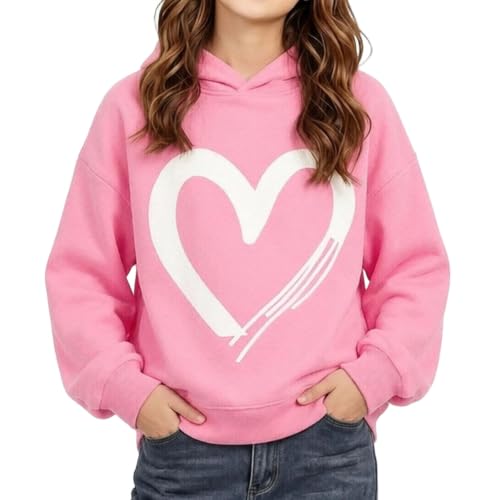 fartey Girls Sweatshirt Zip Up Fleece Pullover Long Sleeve Soft Top Pocket - image 2