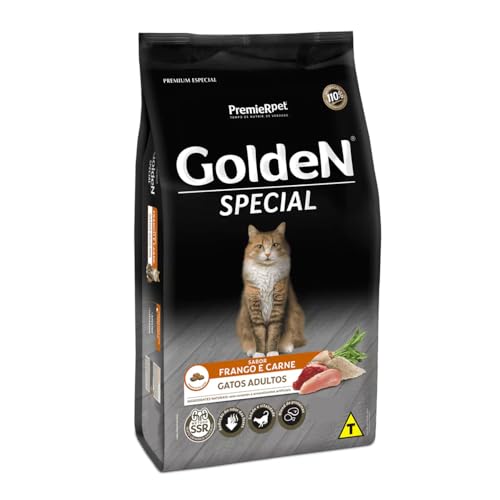 Ração Golden Special para Gatos Adultos Frango e Carne 10kg