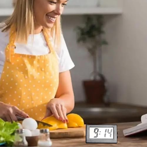 Relógio de mesa com bateria, Relógio digital para mesa - Relógios elétricos Relógio de viagem - Reló