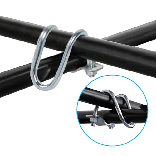 MOUMOUTEN Lot 10 Collier U Double Boulon Tube Croisé 25x32mm Acier Zingué – vue 7
