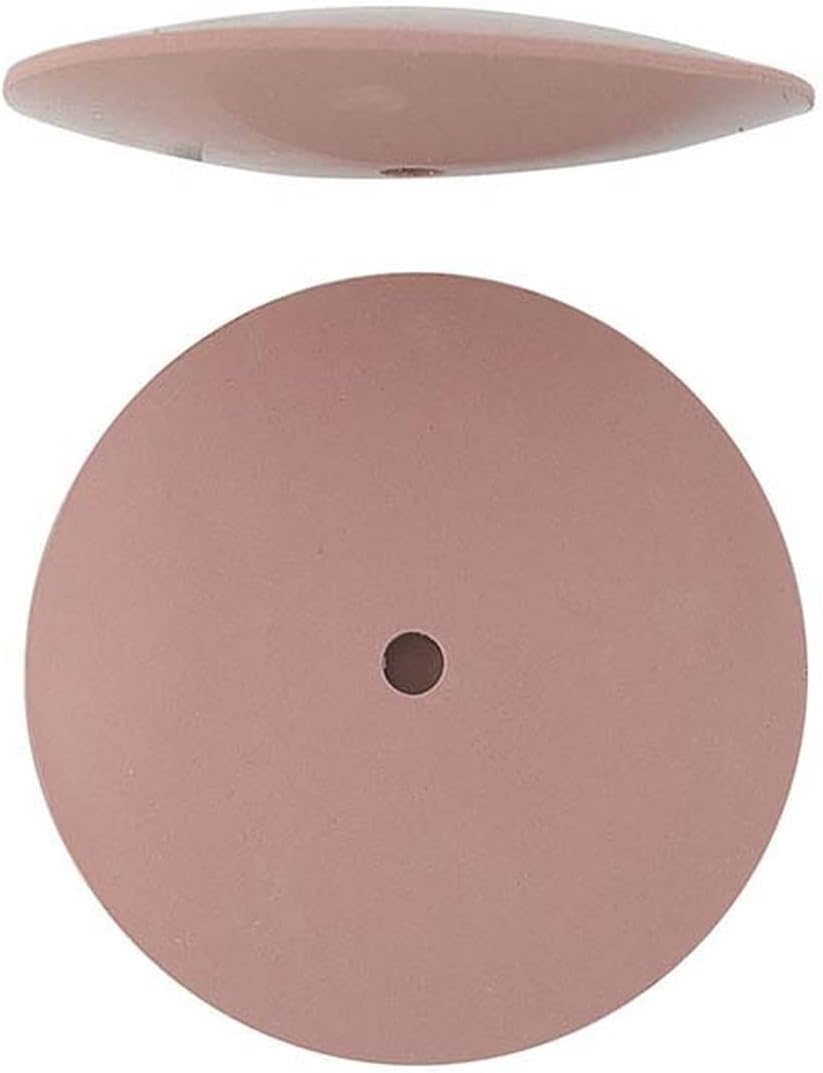 Knife Edge Silicone Polisher Wheels 5/8” Dia. Pink Extra Fine for Super Shine Pack of 10 Made in Germany