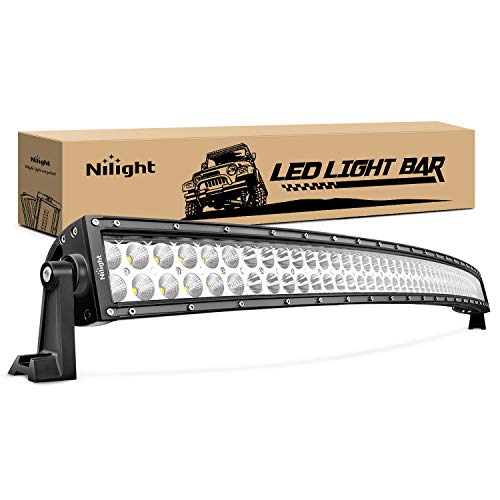 LED Light Bar Nilight 42Inch 240W Curved LED Work Light Spot Flood Combo LED Lights Led Bar Driving Fog Lights Jeep Off Road Lights, 2 Years Warranty by Nilight - Used condition - US$51.53