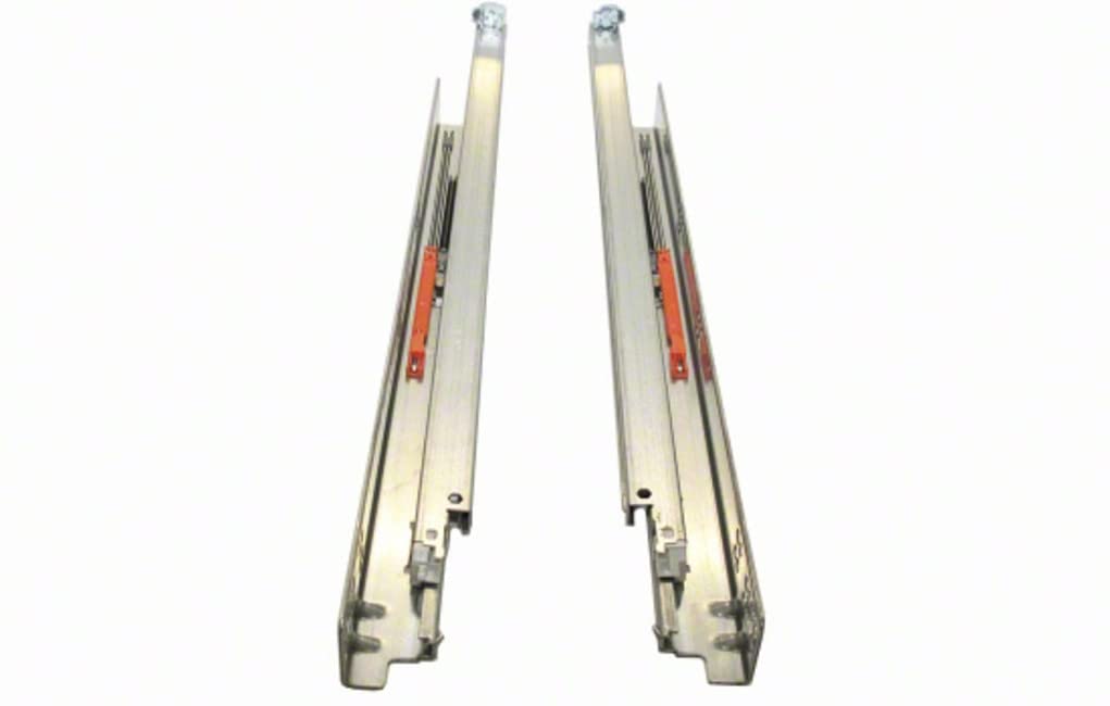 BLUM 569.7620B Tandem Plus Blumotion 30" Drawer Runner Pair for Panel, Silver