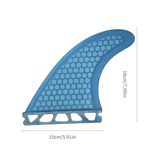Aileron de planche de surf et SUP modèle polyvalent et léger noir