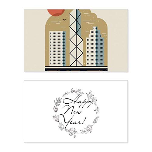 Tarjeta conmemorativa de Año Nuevo: felicita con la magia de Victoria Harbour Hong Kong