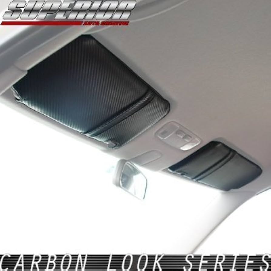 Amazon | カーボンルック サンバイザーカバー マークII JZX100