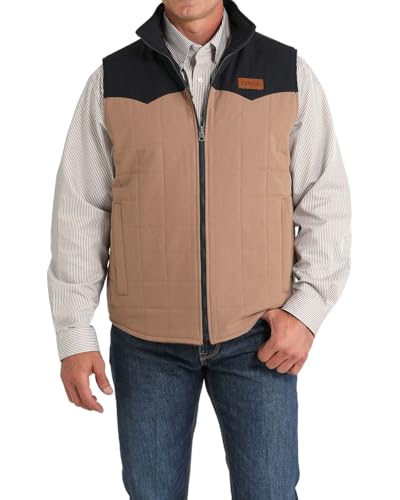Cinch Men's Reversible Khaki Vest