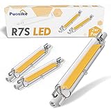 💡【15W R7S LED Lamp】R7S 118mm LED Dimmable Hightlight Bulb, Double Ended COB LED 1000LM, 3000K-6500K Light Diffusion Angle 360 degrees, Low Calorie Ceramic Lamp Holder, Explosion Proof Connection Structure, High Quality LED COB Chip