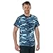 Rothco Colored Camo T-Shirts, Sky Blue Camo, M