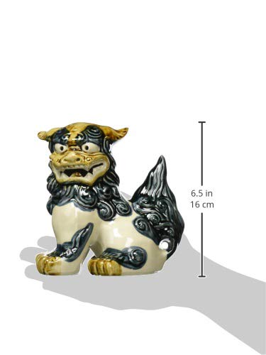 Amazon.co.jp: 中立シーサー 上焼 白 (雌雄セット) : ホーム＆キッチン