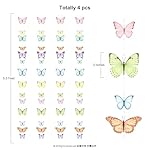 Cheerland Butterfly Garlands Garden Party Decorations Pastel Floral Banner Butterflies Streamers Beads for Birthday Baby Shower Classroom Picnic Bridal Shower Spring Tea Fairy Backdrop Hanging Decor - Image 2