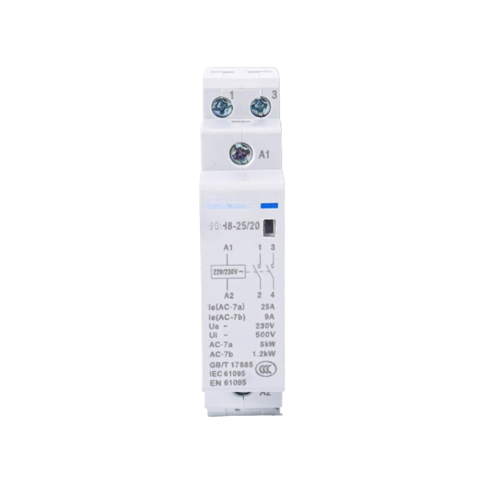 Contacteur AC domestique NCH8-20 contre les surcharges de tableau - 2