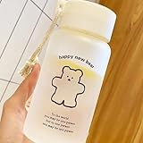 Entzückendes Griffdesign für Kinderwasserflasche, Gesund, Geruchlos, Gute Versiegelung, für Kinderwasserflasche (Schwarzbär)