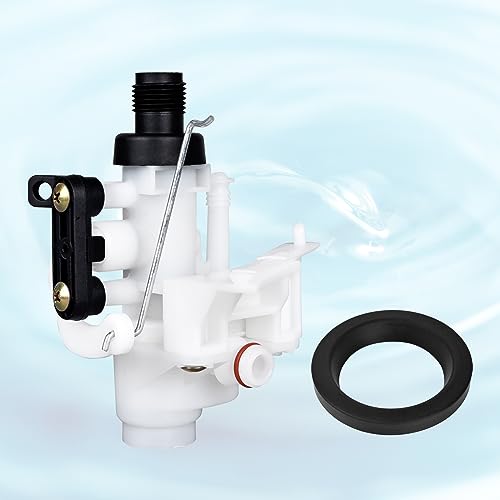 Image of 31705 RV Toilet Spare Parts, Upgraded Toilet Water Valve Kit Compatible with Thetford Aqua-Magic V High and Low Models Leak Resistance, White