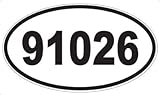 US Decal, Inc. Number 91026 Oval Sticker