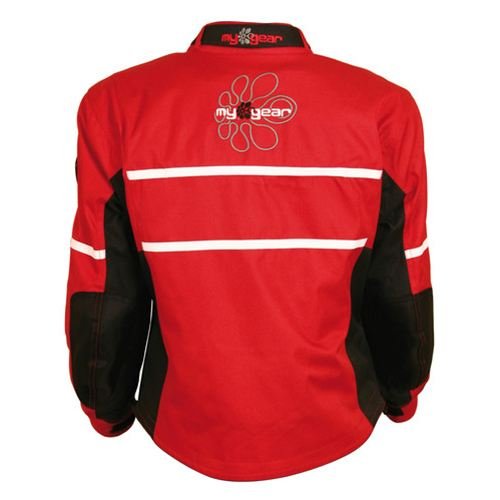 Giacca donna moto Flair Lady poliestere XXL Rossa