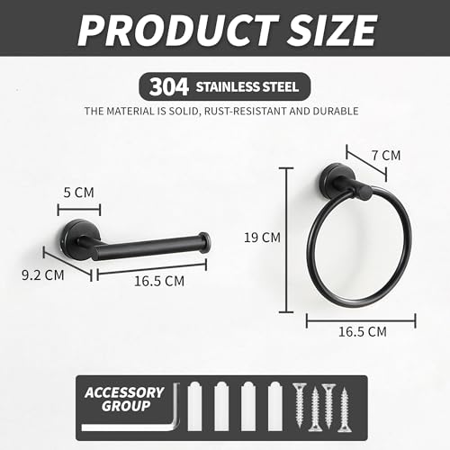 Toilet Roll Holder and Towel Ring - Image 2