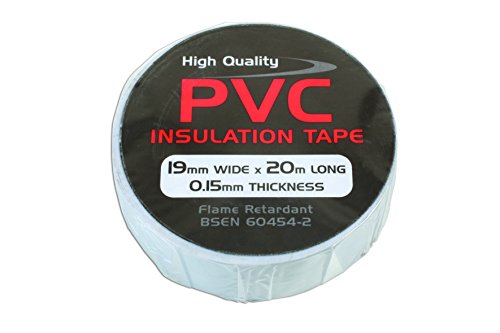Connect Workshop Consumables 36894 White PVC Insulation Tape 19mm x 20m 1pc