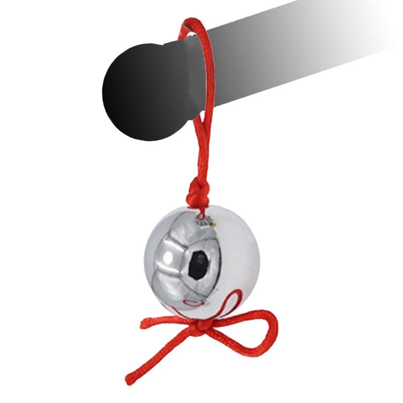 Músculo Pélvico Masculino Anillo de Cuerda Roja con Una Pelota de Acero Inoxidable con Peso - Fuerza Equipo de Ejercicio para Hombres