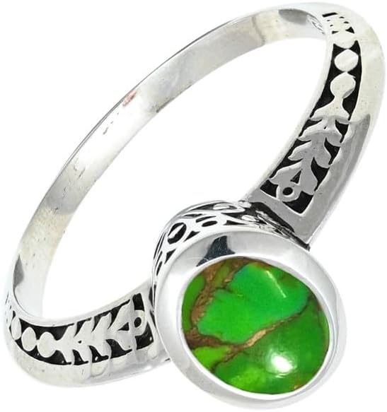 Gemstone Men & Women Band Ring All Size Silver Plated Gift Item Handmade Jewelry CRG1146AA image 5