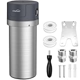 Picture of OEMIRY Whole House Water Filter, Stainless Steel Filter Housing, 10"x4.5" Sediment Filter Pre-Filtration System for Well or City Water, 1" or 3/4" NPT Port, 1 Filter