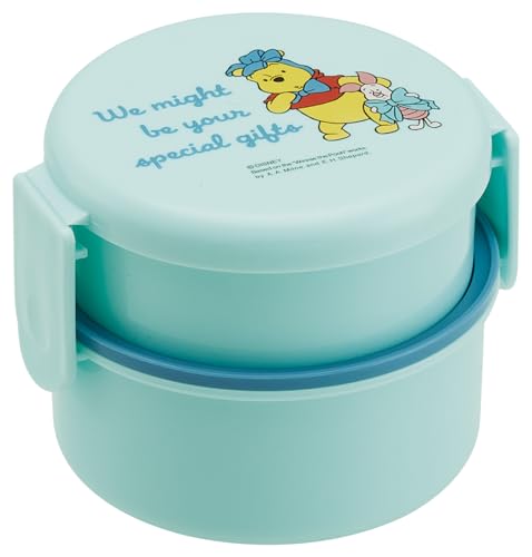 スケーター(Skater) 弁当箱 500ml 2段 丸型 おにぎりケース 抗菌 日本製 ディズニー くまのプーさん コスチューム ONWR1AG68758