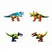Lihgfw Zusammengebaute Dinosaurier Spielzeug Demontage Kombination Puzzle Praktische Fähigkeit Kann Schnecke Set Kinderspielzeug 3-6 Jungen und Mädchen Kindergeburtstagsgeschenk Dinosaurierkombination