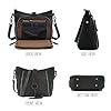 Genuine-Leather-Concealed-Carry-Hobo-Purse-For-Women-Studded-Cowhide-Ladies-Shoulder-Bag-With-Crossbody-Strap Montana West Hobo Purse Western Satchel Shoulder Bags for Women Genuine Leather Crossbody Handbags MWL-G001BK